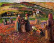 卡米耶 毕沙罗 : Potato Harvest